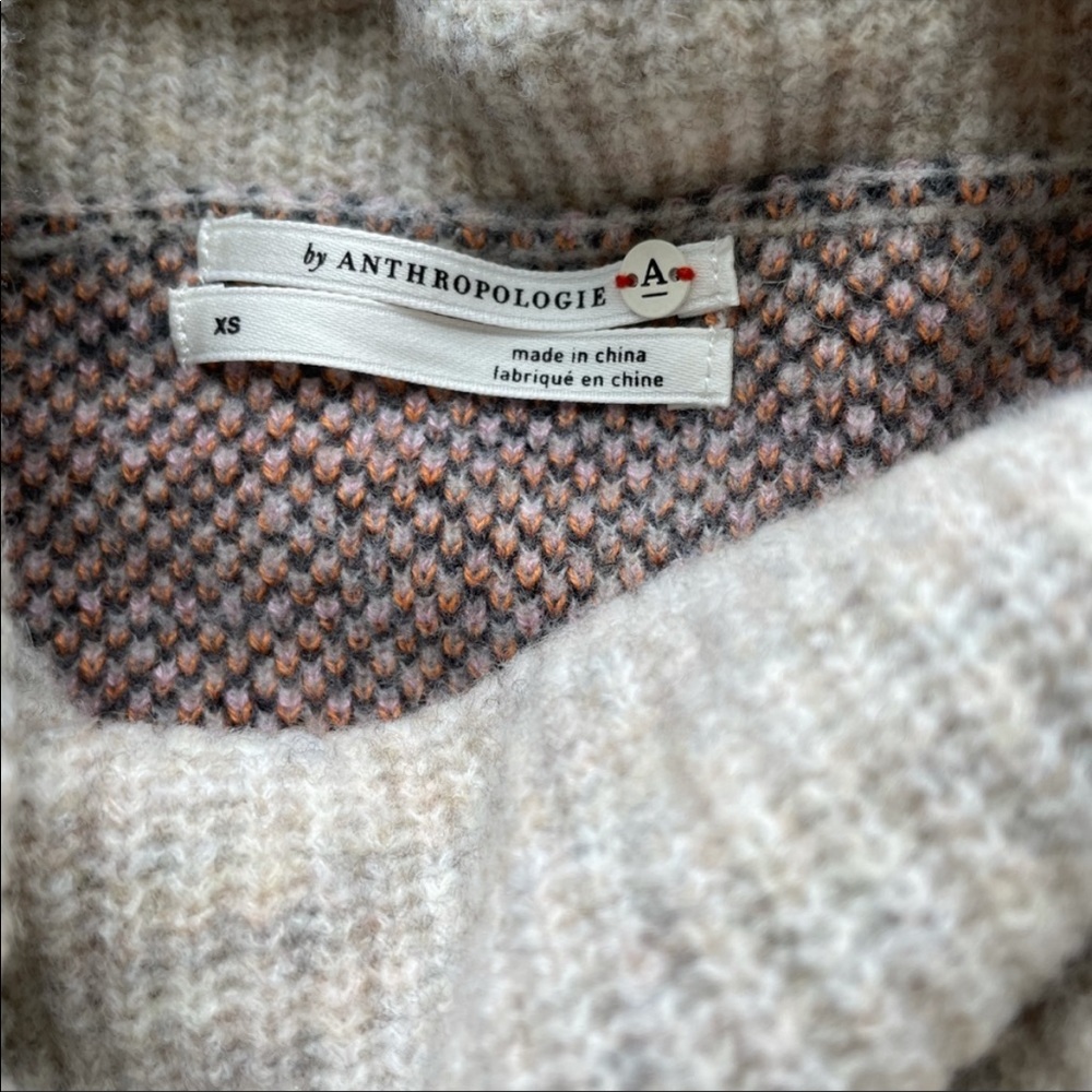 Anthropologie Emmy cowl-neck tunic sweater. - Picture 6 of 12